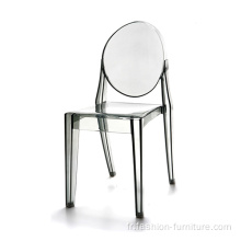 Chaise de salle à manger en cristal cristallin avec un excellent prix